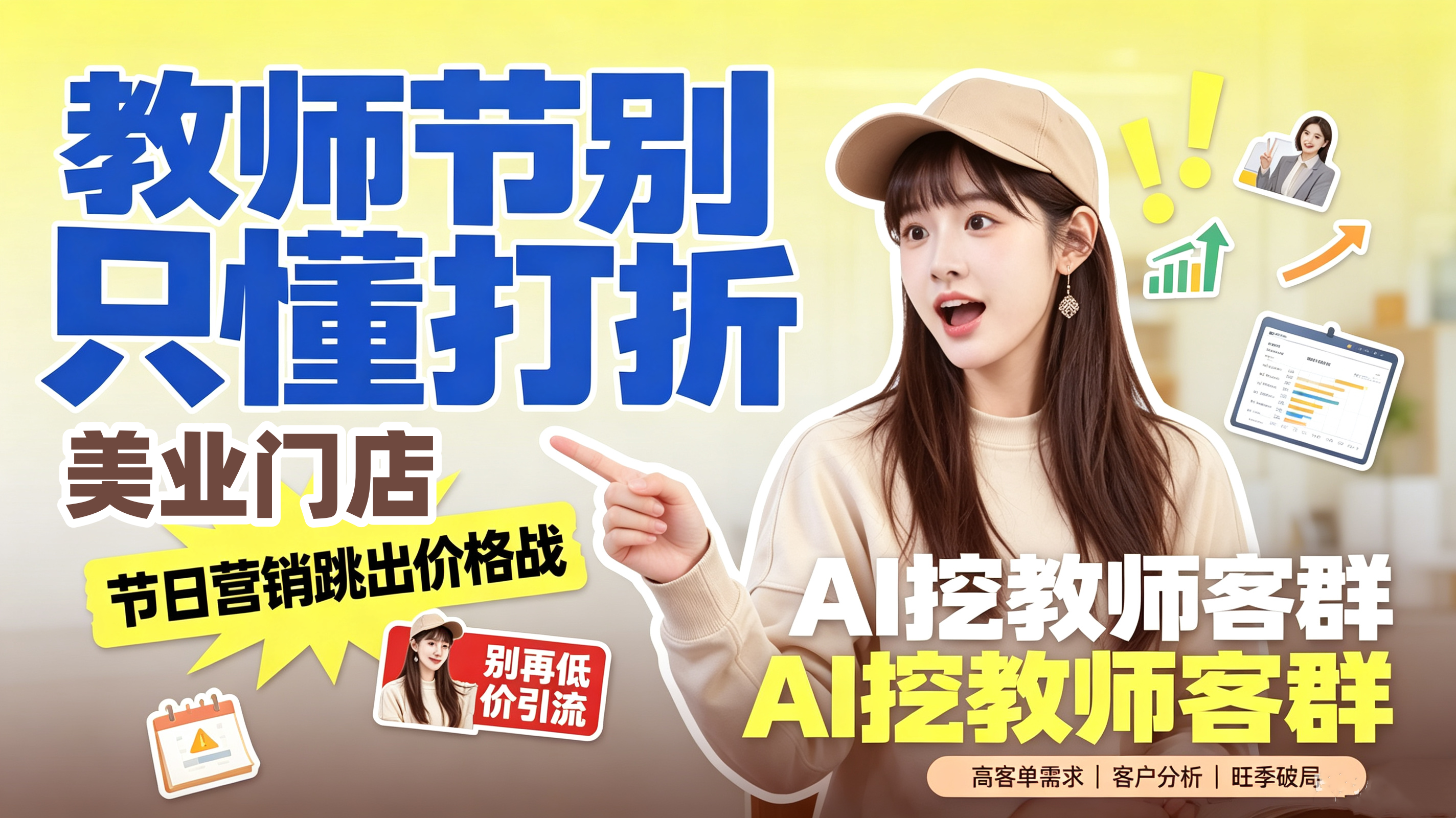 教师节别只懂打折！美容院如何靠AI客户分析挖掘教师客群高客单需求