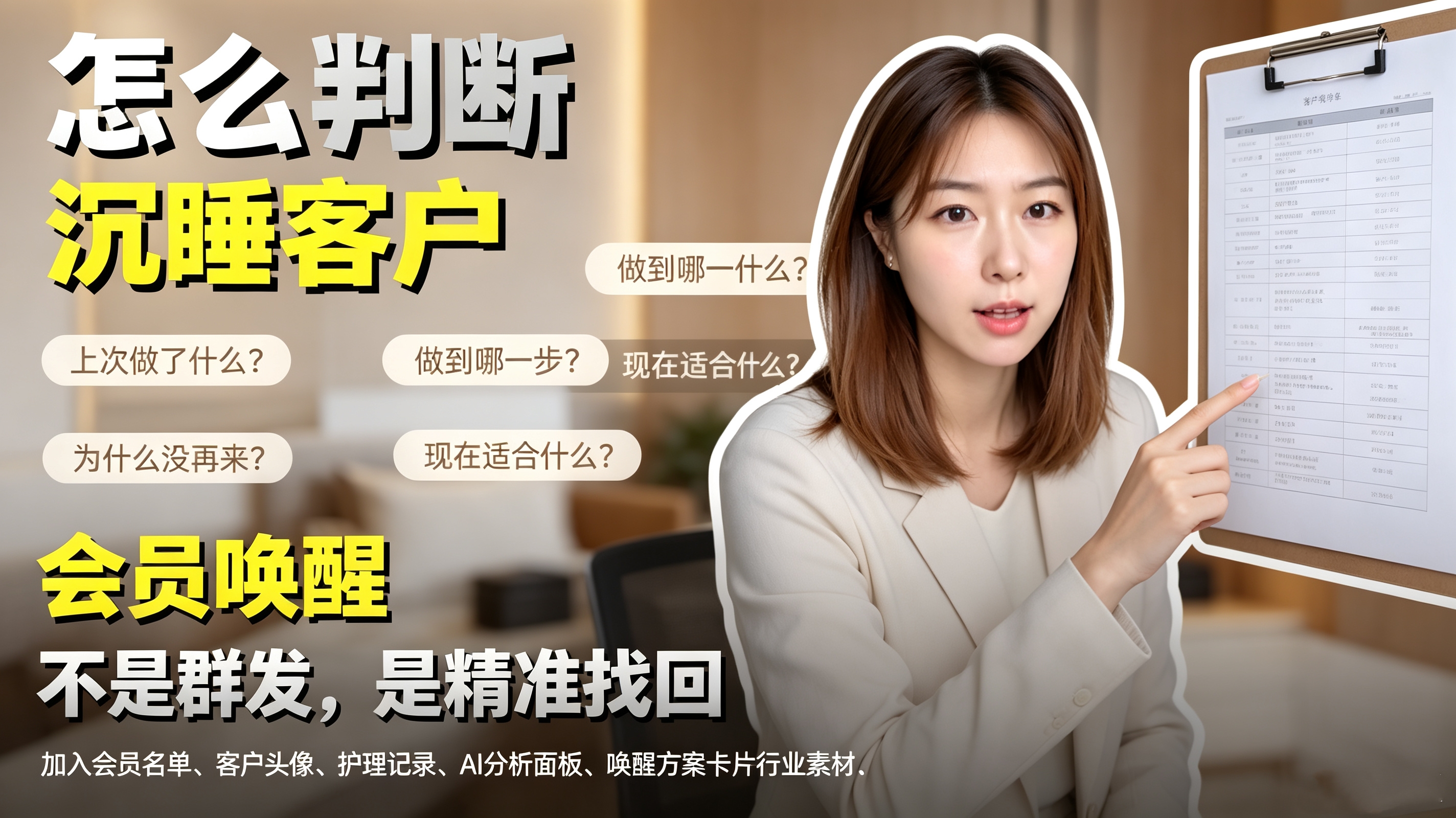 美业AI系统：沉睡客户唤醒的完整方案——从识别到触达的三步落地路径