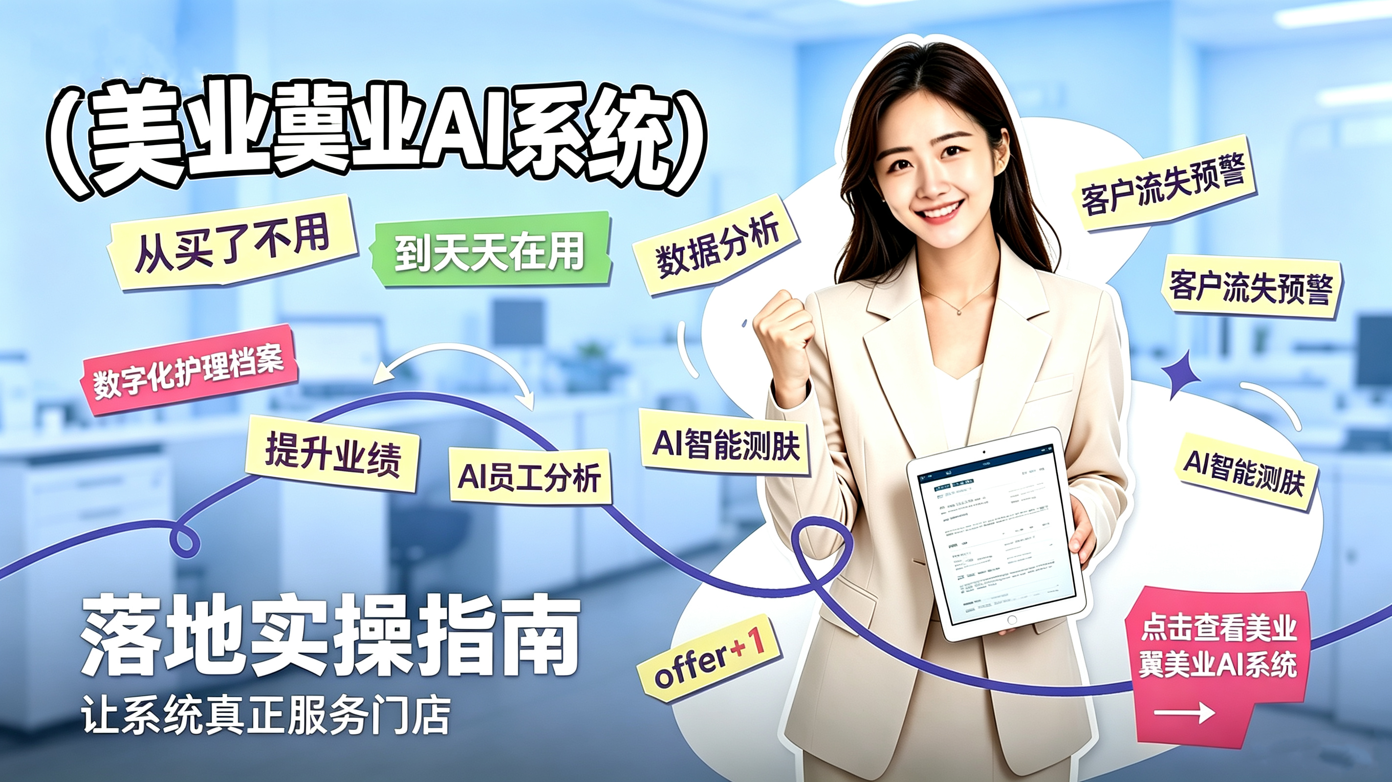 美业AI系统：从"买了不用"到"天天...