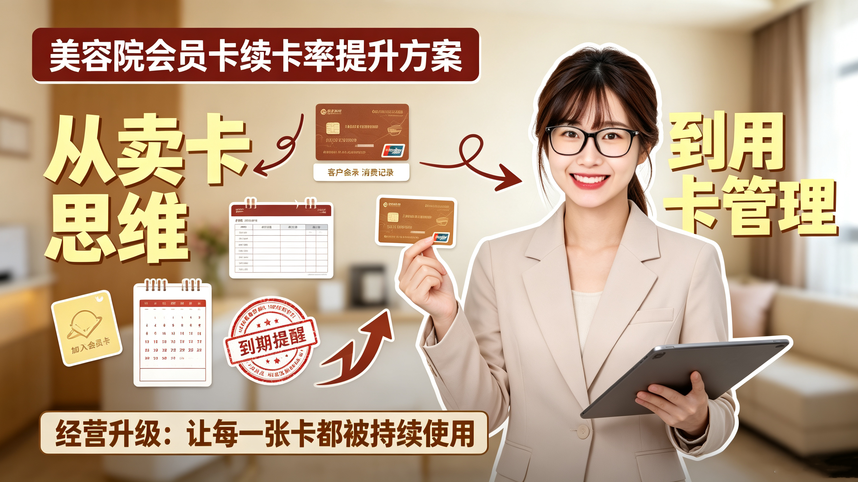 美容院会员卡续卡率提升方案：从"卖卡思维"到&...