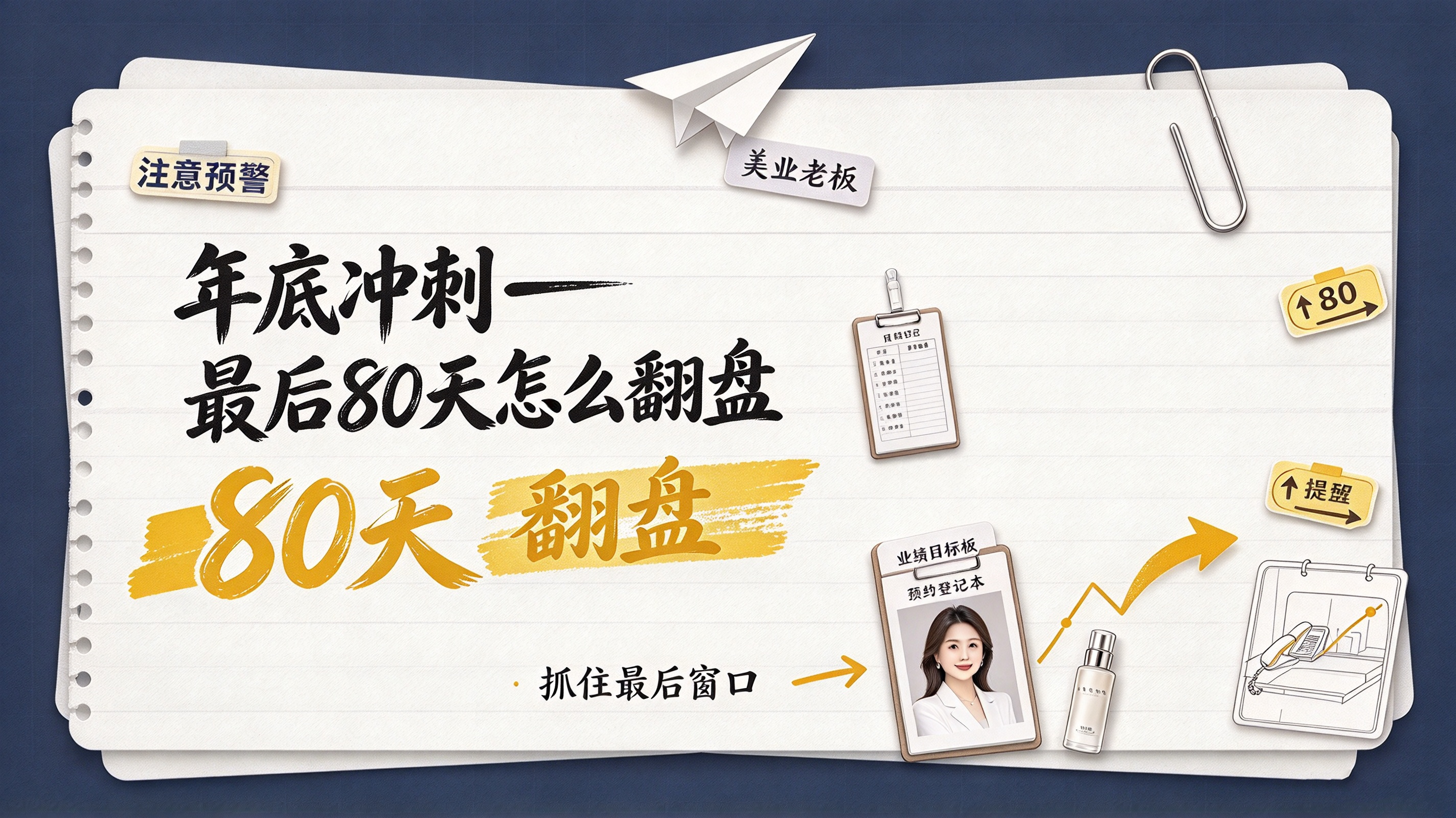 2026最后一个季度：美业门店80天冲刺经营指南