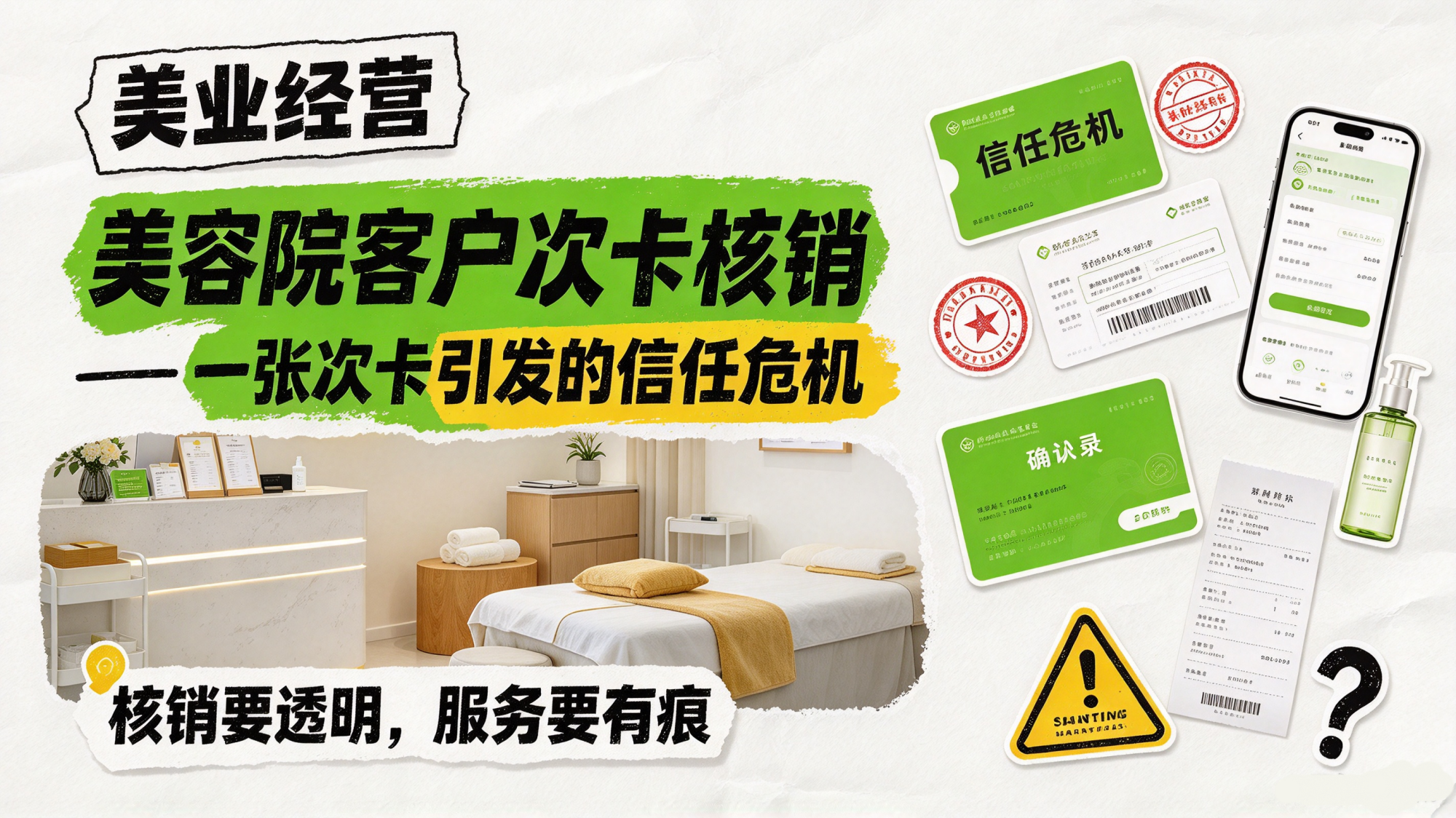 美容院次卡怎么管理？一张对不清账的次卡，正在悄悄消耗客户信任